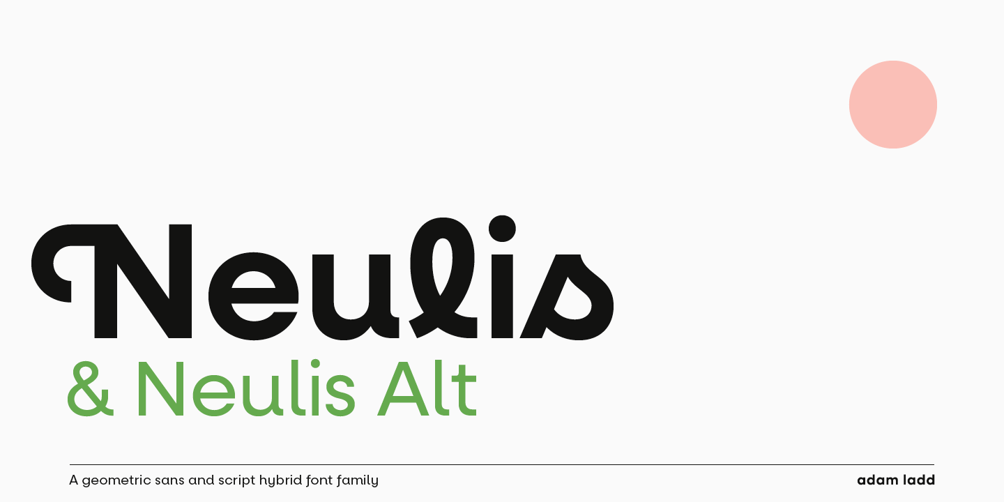 Пример шрифта Neulis Alt #1